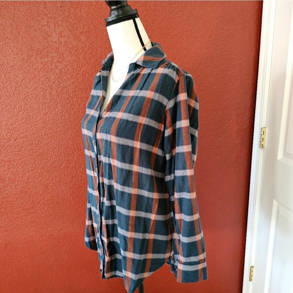 Plaid Button-Up Shirt - Picture 2 of 8